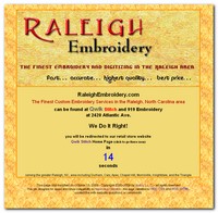 Raleigh Embroidery