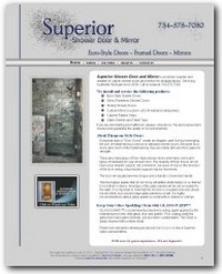 Superior Shower Door and Mirror